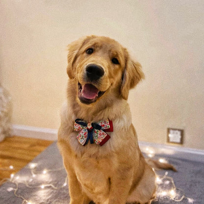 Pet Christmas bow